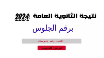 استعلم عنها دلوقتي ✔️ اكسيل نتيجة الثانوية العامة برقم الجلوس 2024 بالخطوات والتفاصيل