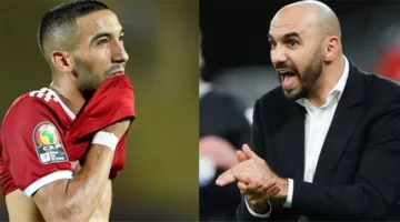 وليد الركراكي يوضح سبب استبعاد حكيم زياش من قائمة منتخب المغرب.. وشرط عودته