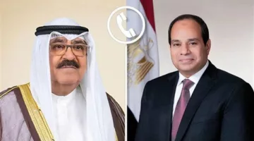 الرئيس السيسي وأمير الكويت يحذران من تداعيات إستمرار الإعتداءات الاسرائيلية على غزة