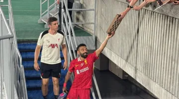 ماذا جاء في هدية غير متوقعة لمحمد صلاح خلال مواجهة ليفربول ويوكوهاما؟