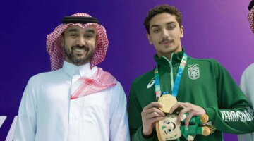 السراج يحقق أول ذهبية تاريخية للسباحة السعودية في دورة التضامن الإسلامي