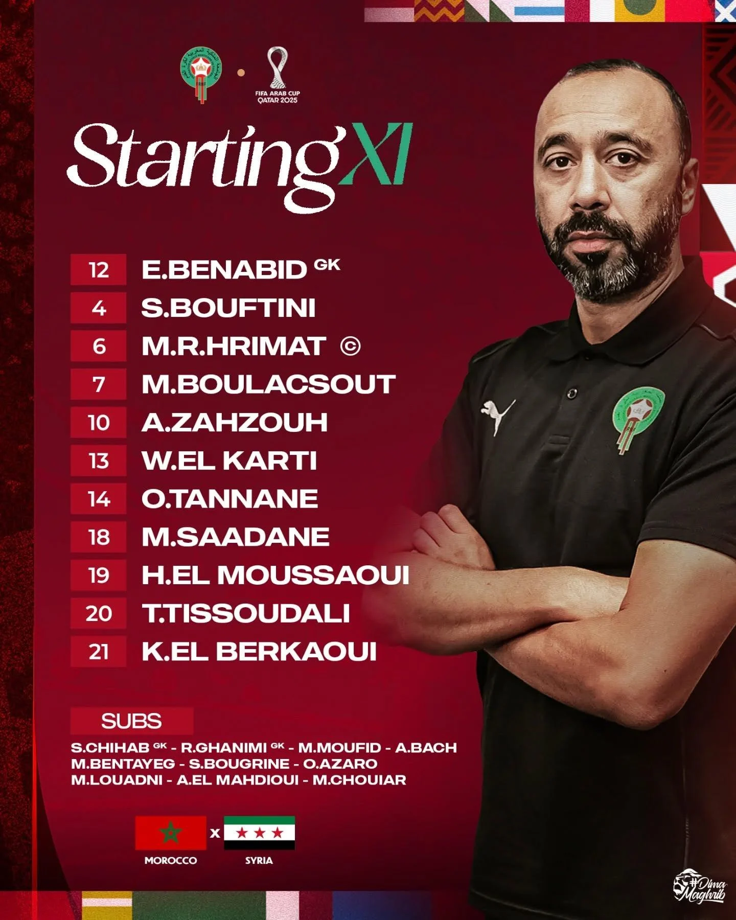 متابعة حية.. المغرب وسوريا الشوط الثاني مباشر ربع نهائي كأس العرب 2025