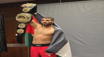 تويج بطل.. الرقيب نورس ابزاخ يسيطر على وزن البانتام في بطولة المحترفين