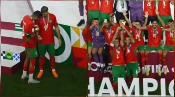 لحظة عاطفية.. حريمات يسلم شارة الكابتن وكأس البطولة لحمدالله شاهد الفيديو