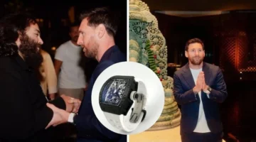 هدية فاخرة.. ملياردير هندي يقدم ساعة بـ1.2 مليون دولار لميسي