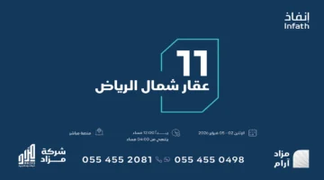 13 فرصة عقارية.. تفاصيل طرح مزاد آرام على طريق الملك فهد في الرياض