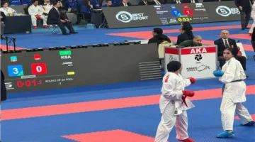 إنجاز جزائري.. برونزية رحمة عشوش في بطولة سيرياس A العالمية للكاراتيه بمصر