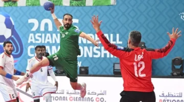 انتصار سعودي كاسح.. المنتخب الوطني يتخطى الإمارات في البطولة الآسيوية لكرة اليد