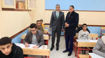 تفقد ميداني.. محافظ الجيزة يراقب امتحانات الإعدادية بمدارس الهرم