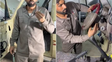 رأسمالها الأمانة.. ميكانيكي سعودي يروي قصة احترافه صيانة السيارات داخل ورشته بحائل