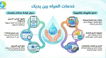 قنوات مبسطة.. القابضة لمياه الشرب تتيح سداد فواتير وإبلاغ قراءات عدادات