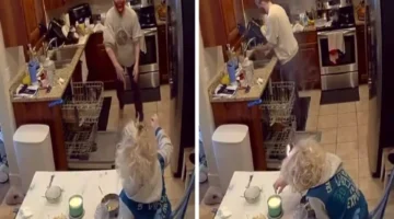 لحظات مرعبة.. هاتف يوثق اشتعال النار في رأس طفل بجوار شمعة الطعام