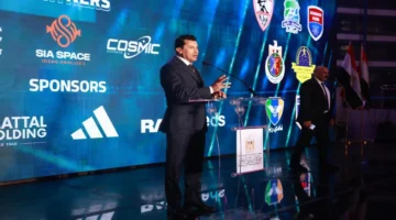 يشهد الوزير ختام بطولة الأندية لكرة القدم الإلكترونية وطنى