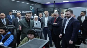 الأمير عمر بن فيصل يفتتح أكاديمية زين للرياضات الإلكترونية في الجامعة الأردنية