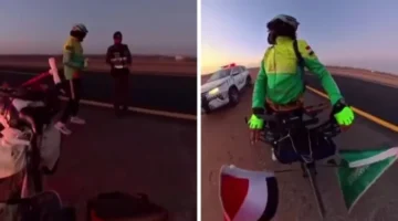 رحلة في السعودية.. رحالة مصري يكشف تفاصيل تعامل أمن الطرق معه بالمدينة المنورة