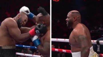 لكمة صاعقة.. فيديو يوثق سقوط باروكة الملاكم جاريل ميلر وسط ذهول الجمهور