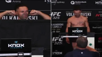 واقعة غريبة.. إيقاف لمقاتل فنون قتالية بعد تصرف غير متوقع في النزال