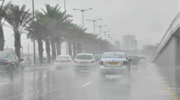أمطار رعدية تضرب مدينة السلوم وسط حالة من عدم استقرار الطقس