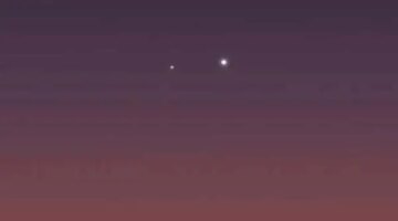 اقتران كوكبي الزهرة وزحل يزين السماء في لوحة فلكية استثنائية لهواة التصوير