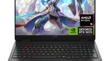 الكمبيوتر المحمول المتميز للألعاب HP Omen RTX 5070 المزود بذاكرة DDR5 سعة 64 جيجابايت ومحرك أقراص SSD سعة 4 تيرابايت يشهد تخفيضاً في السعر على Newegg