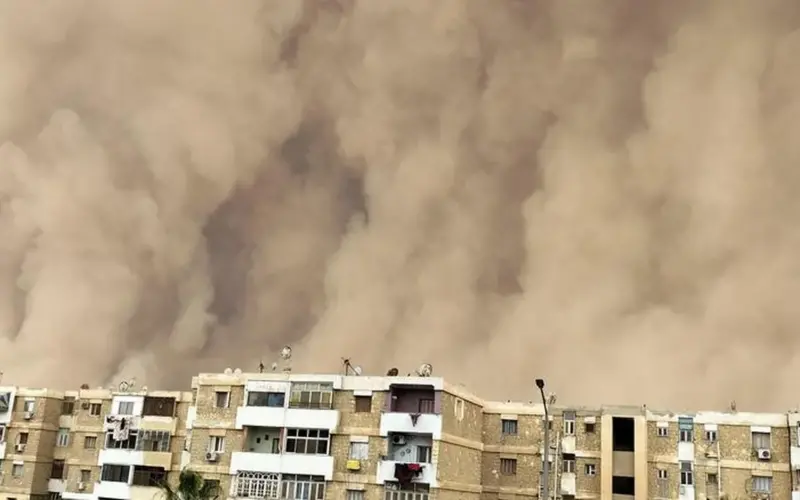 تأثيرات العاصفة الترابية المرتقبة ومناطق انتشارها خلال الساعات القليلة المقبلة في البلاد