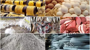 تباين أسعار الذهب والدواجن والبيض واللحوم في الأسواق بتاريخ 13-3-2026