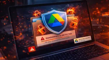 جوجل درايف تُعزز حماية الملفات وتُرصد برمجيات الفدية تلقائيًا