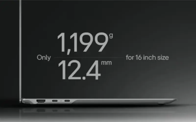 حاسوب Gram Pro 16 الجديد من LG ينطلق بشاشة OLED ووزن خفيف للغاية – 25H