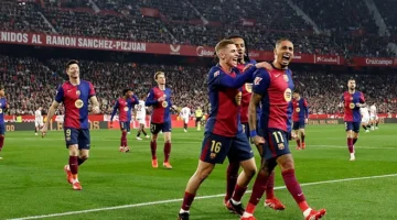 صدام ناري يجمع برشلونة وإشبيلية في قمة منافسات الدوري الإسباني المقبلة