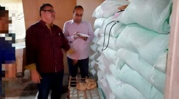 ضبط 3 أطنان أرز وسكر مجهول المصدر قبل ترويجها في السوق السوداء