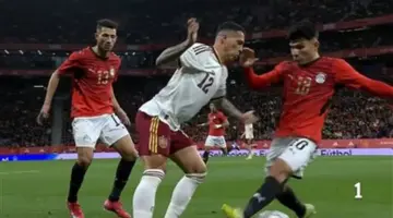 منتخب مصر.. ملخص أهداف ونتيجة لقاء مصر ضد إسبانيا الودي بعد مرور 20 دقيقة