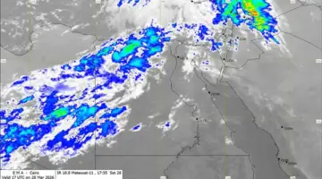 هطول أمطار على 4 مدن بالسواحل الشمالية.. «الأرصاد» تحذر من نشاط الرياح والأتربة