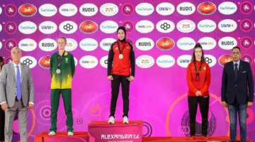 5 ميداليات لمنتخب مصر للمصارعة النسائية في بطولة أفريقيا تحت 20 سنة