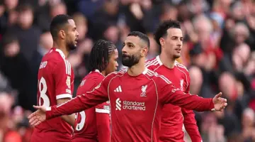 «صاروخية» محمد صلاح تمزق شباك فولهام وتضمن انتصار ليفربول في البريميرليج