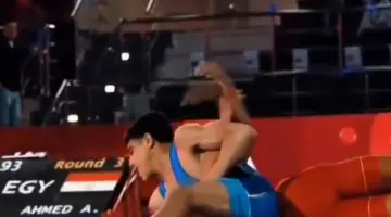 أصبحت حديث العالم.. الاتحاد الدولي يُثني على لقطة عبدالله حسونة في بطولة أفريقيا للمصارعة