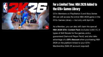 ألعاب Take-Two و2K تستخدم GTA+ كنسخة فريدة من اشتراك Game Pass