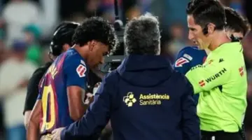 إحصائيات لامين يامال مع برشلونة بعد انتهاء موسمه بسبب الإصابة