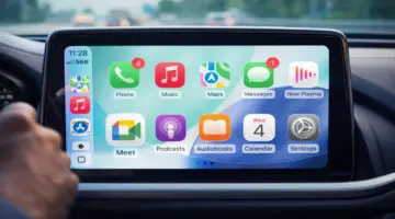 اجتماعات من السيارة.. تطبيق جوجل Meet متاح الآن عبر CarPlay