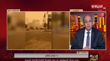 الأرصاد لـ«الحياة اليوم»: تدني الرؤية بسبب رياح محملة بالرمال