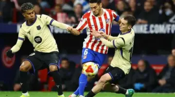 التشكيلة الرسمية لمواجهة أتلتيكو مدريد ضد برشلونة في الدوري الإسباني