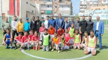 بالصور لاعبو المصري البورسعيدي يشاركون في احتفالية يوم اليتيم