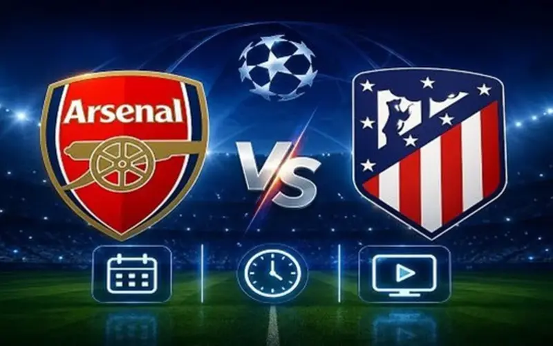 بث مباشر لمباراة أرسنال وأتلتيكو مدريد