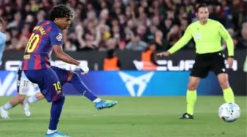 برشلونة يتجاوز سيلتا فيجو بهدف «لامين يامال» ويواصل تصدر الدوري الإسباني «فيديو»