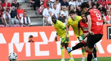 بمشاركة مصطفى محمد.. نانت ينهزم بهدف قاتل أمام رين ويقترب من الهبوط