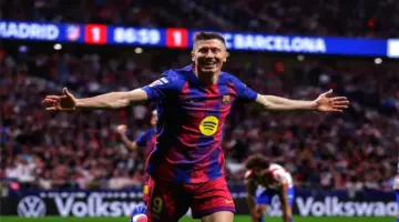 تاريخ هدافي الدوري الإسباني بعد هدف ليفاندوفسكي في مباراة برشلونة وأتلتيكو مدريد