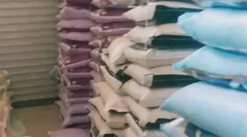 تحرير 594 محضراً وضبط 1.5 طن أرز وأعلاف مجهولة المصدر