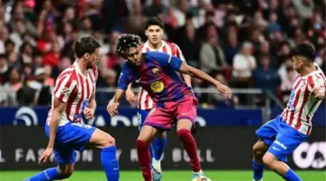 تشكيلة برشلونة لمباراة أتلتيكو مدريد في ربع نهائي دوري أبطال أوروبا.. «لامين يامال» يقود الهجوم.