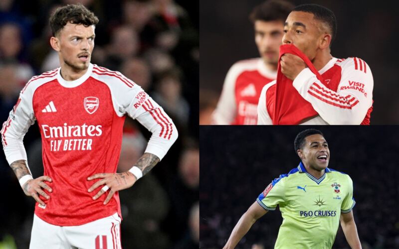 تقييمات لاعبي أرسنال في مباراة ساوثهامبتون: كأس آخر يضيع! بن وايت المتواضع وغابرييل جيسوس المخيب للآمال يتصدران قائمة اللاعبين الأسوأ في هزيمة مفاجئة لفريق “المدفعجية” في كأس الاتحاد الإنجليزي، متصدر الدوري الإنجليزي الممتاز