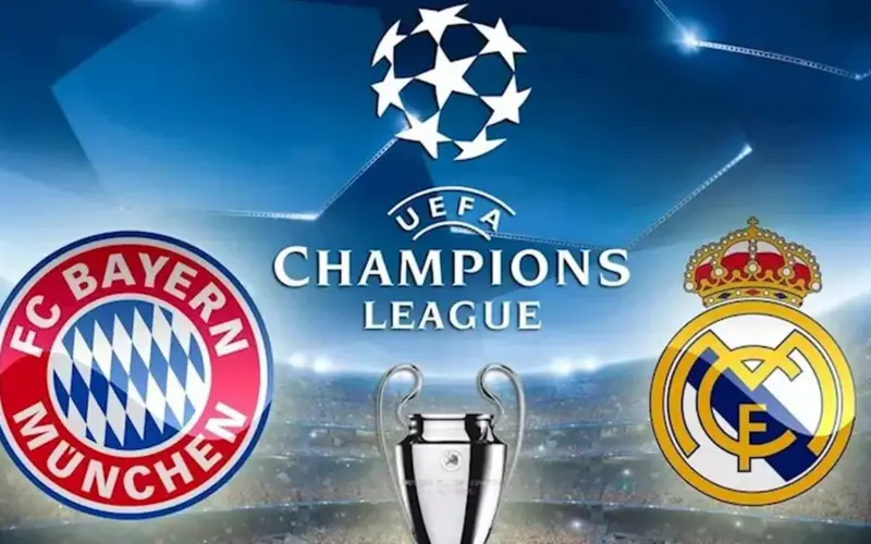 توقيت مباراة بايرن ميونخ وريال مدريد بدوري الأبطال