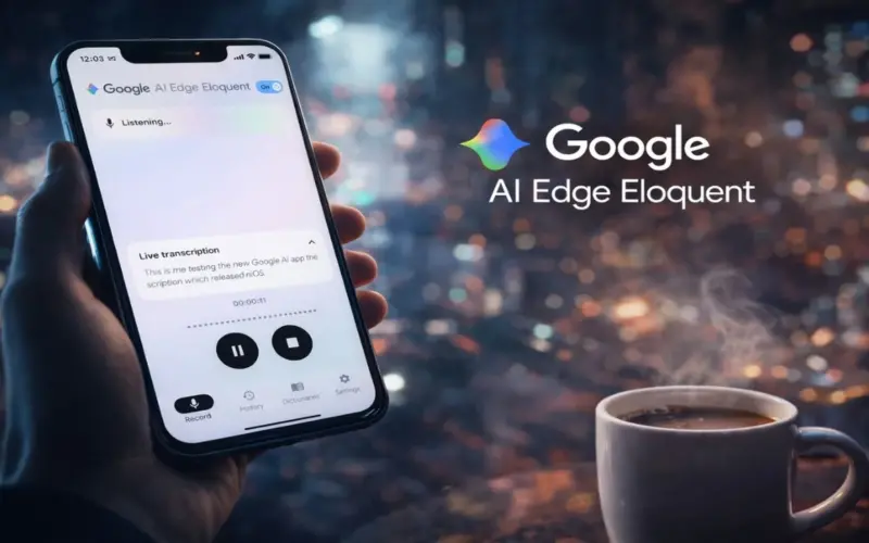 جوجل تطرح تطبيقًا جديدًا للإملاء الصوتي دون اتصال بالإنترنت لهواتف آيفون